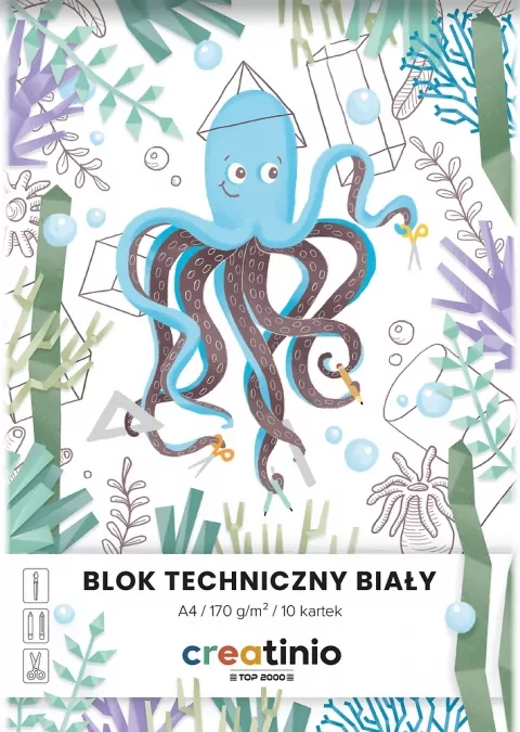 Blok techniczny A4/10k - Creatinio, 1 szt (400176667) - tantis.pl