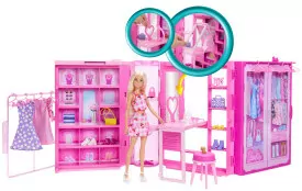 Zestaw: Barbie Szafa Marzeń 3.0 + Lalka - tantis.pl