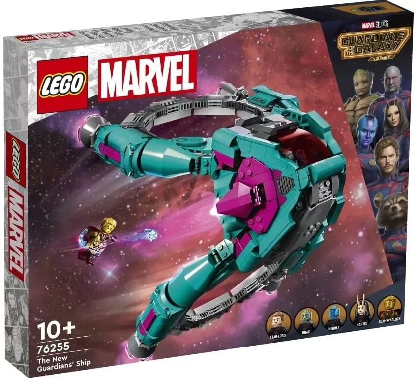 LEGO. Super Heroes, Marvel, klocki. Nowy statek Strażników