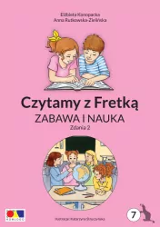 Czytamy z Fretką. Zabawa i nauka. Zdania 2. Cz.7