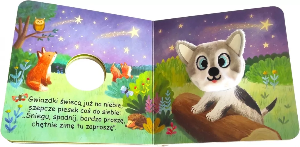 Mały piesek. Kocham Cię. Pacynka - tantis.pl