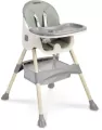 Caretero Krzesełko do karmienia 2w1 Bill szare - tantis.pl