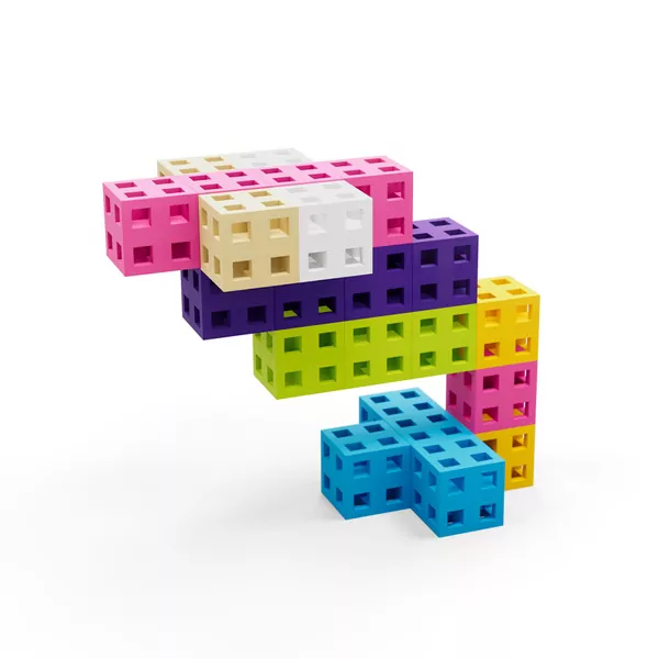 Klocki Meli Cube Pink 100 elementów - tantis.pl