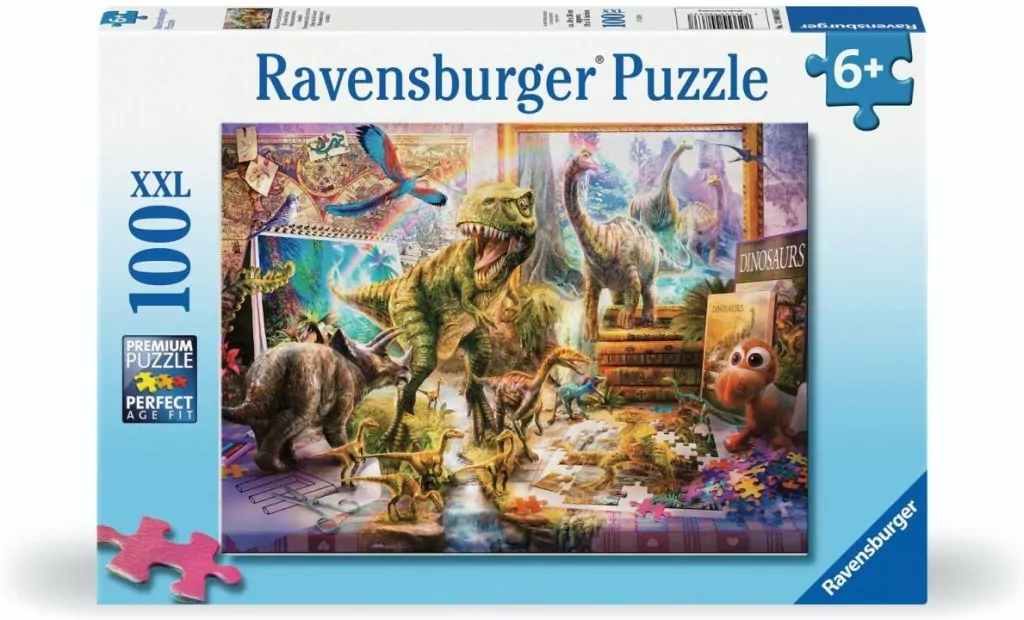 Puzzle 100 Dinosaur Escape - tantis.pl