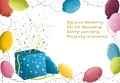Karnet B6 Prezent z balonami - tantis.pl