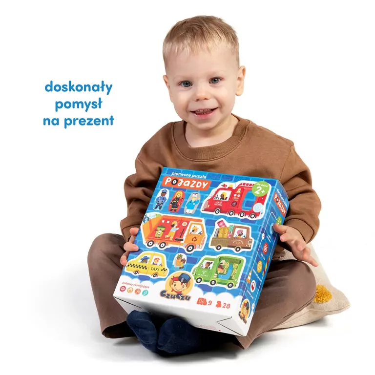 CzuCzu. Pojazdy. Pierwsze puzzle. 2+ - tantis.pl