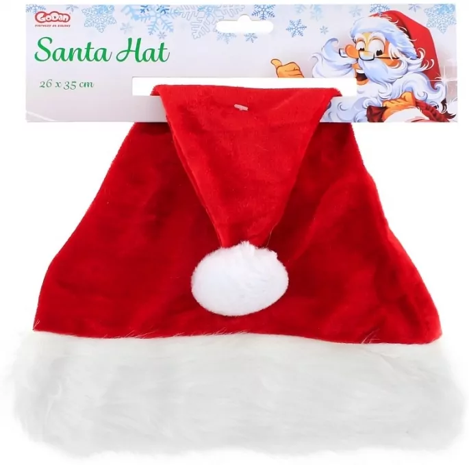 Czapka Mikołaja welurowa, rozmiar S - tantis.pl