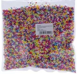 Styropianowe kulki 4mm kolorowe 100g