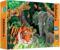 Książka i puzzle Ratujmy planetę Dżungla 220 elementów - tantis.pl