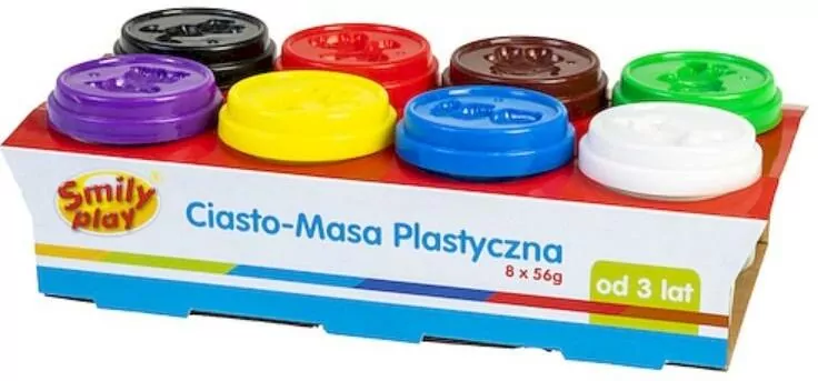 Ciasto masa plastyczna. 8 słoiczków - tantis.pl