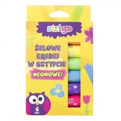 Kredki żelowe. Neonowe