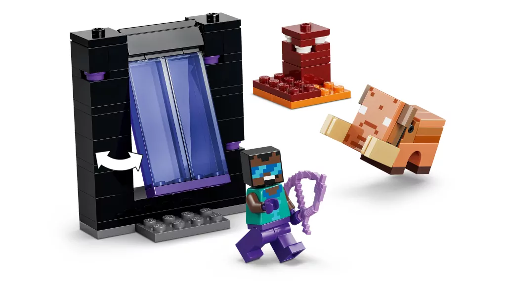 LEGO® Minecraft. Podróż przez portal netheru 21584 - tantis.pl