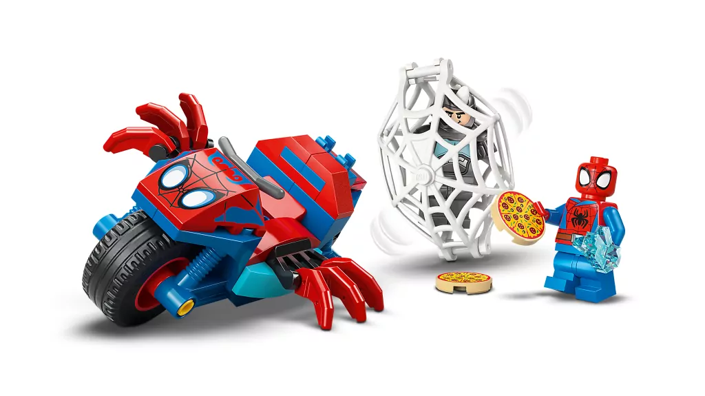 LEGO® Marvel. Spidey na motocyklu kontra Rhino 11206 - tantis.pl