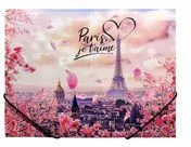 Teczka A4 PP na gumkę z nadrukiem Take Me To Paris - tantis.pl