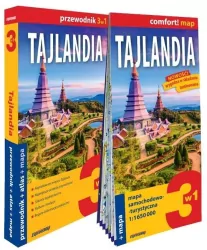 Tajlandia 3w1: przewodnik + atlas + mapa