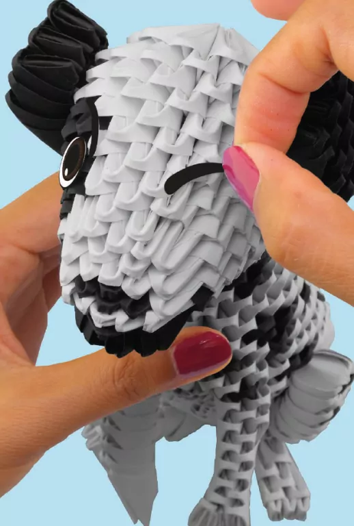 Origami 3D dalmatyńczyk/dalmatian - tantis.pl