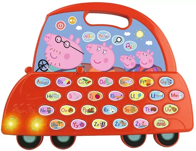 VTech. Literkowy samochodzik Peppy - tantis.pl