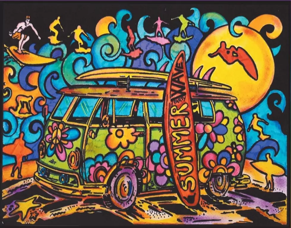 Kolorowanka Welwetowa 47x35 Surferzy Hipisi - tantis.pl
