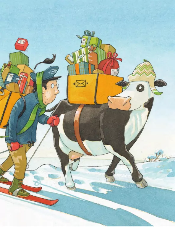 Krowa Matylda i śnieg - tantis.pl