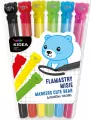 Flamastry misie 6 kolorów KIDEA - tantis.pl