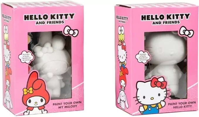 Figurka Hello Kitty do malowania + farbki - tantis.pl