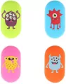 Gumka owalna z nadrukiem Monster (24szt) STRIGO - tantis.pl