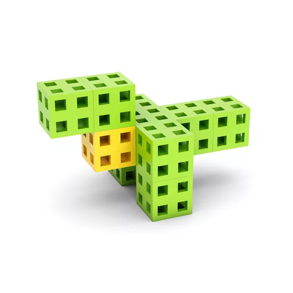 Klocki Meli Cube Classic 50 elementów - tantis.pl