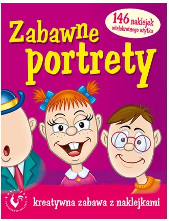 Zabawne portrety. Kreatywna zabawa z naklejkami - tantis.pl