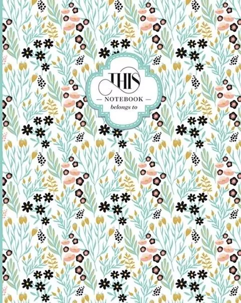 Notatnik ozdobny 128 x 165/96K linia. Kwiaty - tantis.pl