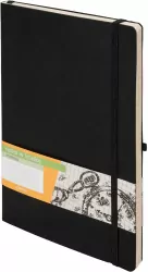 Notes B5 kratka. Impresja. Czarny