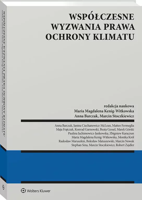 Współczesne wyzwania prawa ochrony klimatu - tantis.pl
