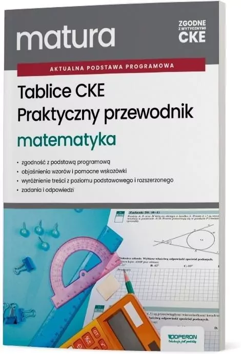 Matura Matematyka Tablice CKE praktyczny przewdnik - tantis.pl