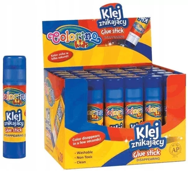 Klej znikający w sztyfcie Colorino 8g, 30 sztuk - tantis.pl
