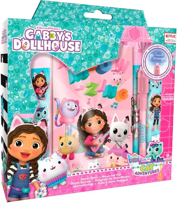 Pamiętnik z magicznym długopisem Gabby's Dollhouse - tantis.pl