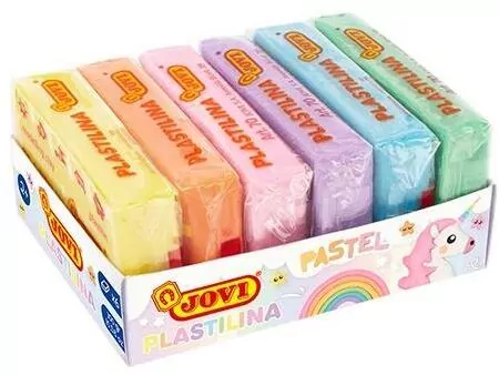 Jovi. Plastelina pastelowa, 6 kolorów - tantis.pl