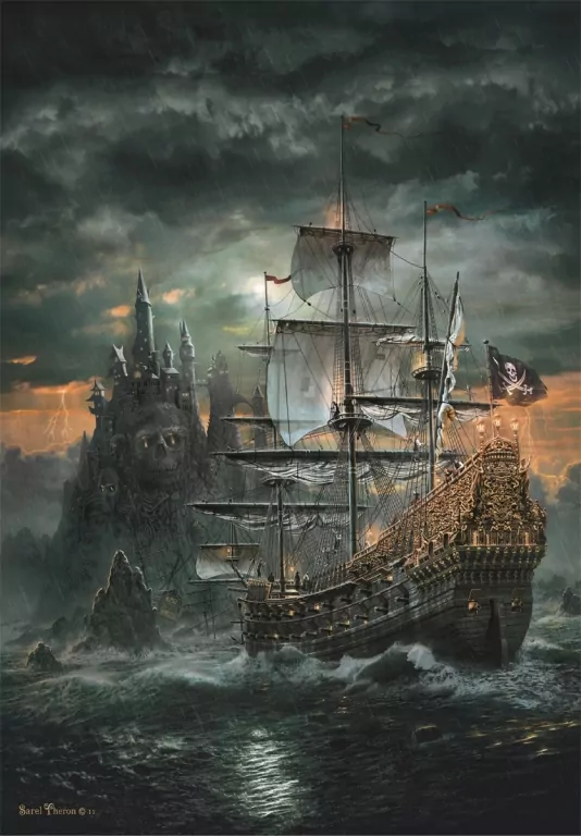 Puzzle 1500 Compact The Pirates Ship - tantis.pl