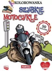 Szybkie motocykle. Kolorowanka