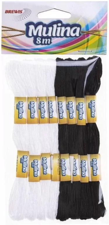 Mulina biała i czarna 8m - tantis.pl