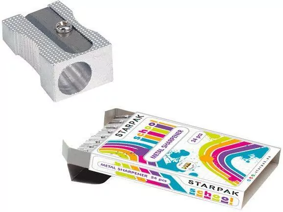 Temperówka szkolna metalowa p24 STARPAK,cena za - tantis.pl
