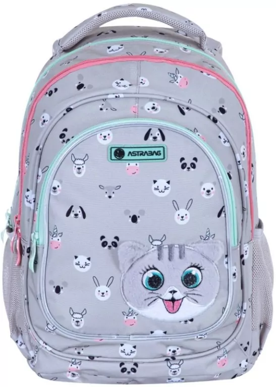 Plecak 3-komorowy. Astrabag Kitty The Cute - tantis.pl