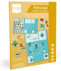 Układanka magnetyczna kształty i kolory Zegar