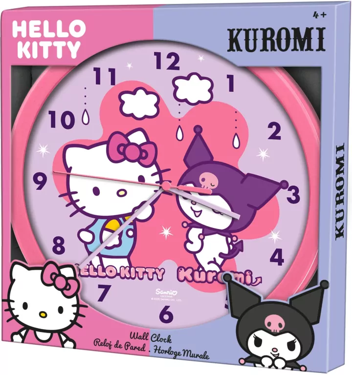 Zegar ścienny Hello Kitty 25 cm HK50199 - tantis.pl