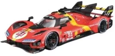 BBurago. Ferrari Racing 499P LMH Red #51 1:18 - tantis.pl