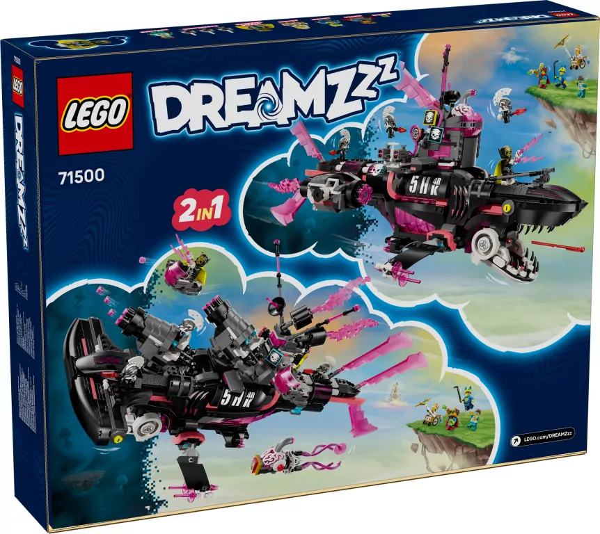 LEGO® DREAMzzz. Koszmarny Rekinokręt podwodny 71500 - tantis.pl