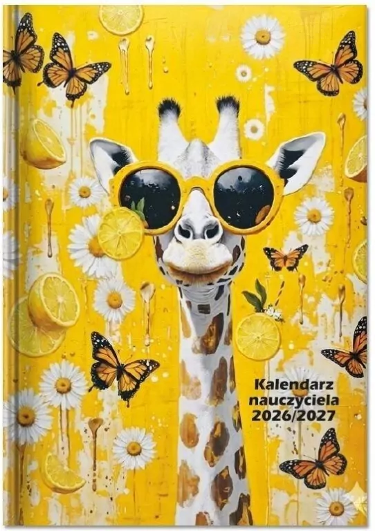 Kalendarz 2026/2027 Nauczyciela Żyrafa - tantis.pl