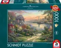 Puzzle 1000 Thomas Kinkade Port w Nowej Anglii/USA - tantis.pl