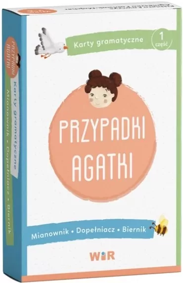 Przypadki Agatki. Karty gramatyczne cz.1 - tantis.pl