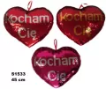 Serce cekinowe 45cm "Kocham Cię" 3 kolory 156082 - tantis.pl