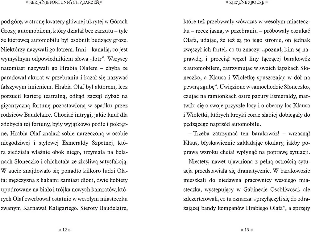 Zjezdne zbocze. Seria niefortunnych zdarzeń. Tom 10 - tantis.pl