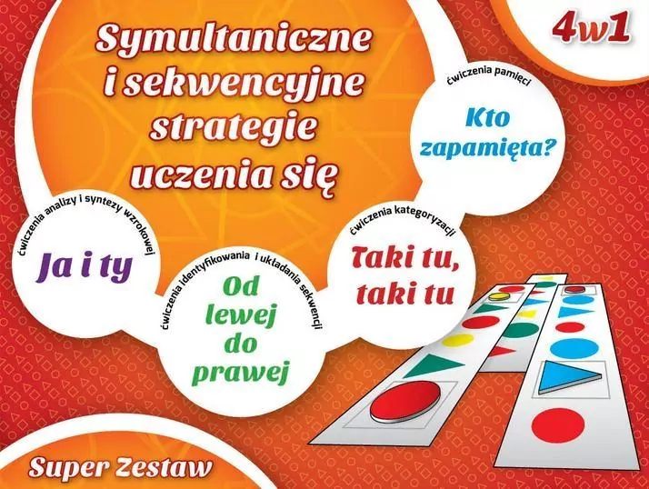 Super zestaw 4w1 Symultaniczne i sekwencyjne strategie uczenia się - tantis.pl